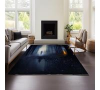 Tappeti Per Soggiorno - Tappeto Da Soggiorno Lavabile Super Morbido Dark Souls, Grande, Motivo Moderno, Resistente E Antiscivolo (DS 01,60x90 cm)