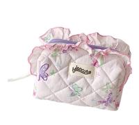 Tappeti Per Trucco In Cotone In Pizzo In Poliestere Con Zipper Per Donne E Ragazze Sicuro Organizzatori Cosmetici Eleganti Case Estetiche Pratiche
