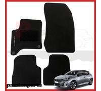 TAPPETI PEUGEOT 208 IBRIDA HYBRID DAL 2024 IN MOQUETTE CON RICAMO E 2 FISSAGGI