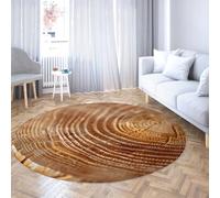 Tappeti rotondi di grandi dimensioni in stile moderno 200cm Tappeto sottile antiscivolo lavabile con struttura ad albero per stuoie per la decorazione della stanza della scuola materna del bambino