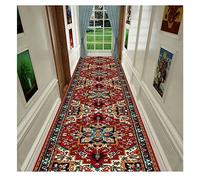 Tappeti Runner Tappeto Etnico con Corridore con Particelle Antiscivolo in plastica, tappetini da Terra Possono Essere Tagliati a volontà (Size : 100x500cm)