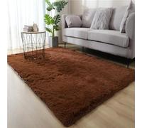 Tappeti Scendiletto Camera da Letto, Tappetino Camera da Letto, Tappeto Rosa, Tappeto Camera Ragazza, Tappeto Camera da Letto Moderno per Soggiorno, Camera da Letto, Comodino, Divano(Dark brown,40x60