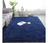 Tappeti Scendiletto Camera da Letto, Tappetino Camera da Letto, Tappeto Rosa, Tappeto Camera Ragazza, Tappeto Camera da Letto Moderno per Soggiorno, Camera da Letto, Comodino, Divano(Dark blue,80x160