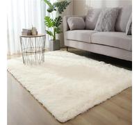 Tappeti Scendiletto Camera da Letto, Tappetino Camera da Letto, Tappeto Rosa, Tappeto Camera Ragazza, Tappeto Camera da Letto Moderno per Soggiorno, Camera da Letto, Comodino, Divano(Beige,100x200 cm)