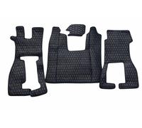 Tappeti Set Pianale Nero+Blu Honeycomb 24/7 AUTO Per Scania R2016+ TLD