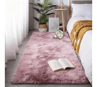 Tappeti Shaggy 250 x 280 cm Super Soffice e Soffice Che Carpet Cameretta Camera Bambini Grande Morbido e per La Camera, Viola Rosa