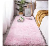 Tappeti Shaggy 250 x 280 cm Super Soffice e Soffice Che Carpet Cameretta Camera Bambini Grande Morbido e per La Camera, Rosa Chiaro