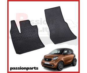TAPPETI SMART FORTWO 453 DAL 2014 IN GOMMA TAPPETINI SU MISURA KIT 2 PEZZI