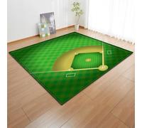 Tappeti Soggiorno,Moderno 3D Illusione Ottica Campo Da Calciogrande Tappeto Antiscivolo Lavabile Tappeti Per Esterni Resistente Alle Macchia Corridore Per Soggiorno Corridoi 50 X 80 Cm /3063832178130