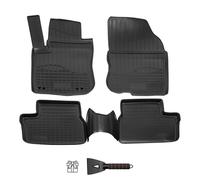 NORM Liners | NORM 3D Tappeti Tappetini Auto In TPE Gomma Su Misura Per 2008 2013-2018, Kit di 4 Pezzi, Inodore, Nero, Antiscivolo