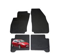 TAPPETI - TAPPETINI IN GOMMA 3D NERI PER FIAT GRANDE PUNTO DAL 2006 IN POI