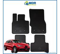 TAPPETI - TAPPETINI IN GOMMA 3D TPE NERI PER ALFA ROMEO STELVIO dal 2017 al 2022