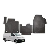 TAPPETI - TAPPETINI IN GOMMA 3D TPE NERI PER CITROEN Jumpy III Van dal 2016 in poi ->