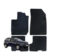 TAPPETI - TAPPETINI IN GOMMA 3D TPE NERI PER DACIA Duster II dal 2018 al 2024