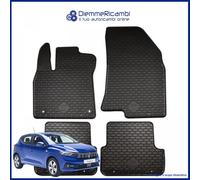 TAPPETI - TAPPETINI IN GOMMA 3D TPE NERI PER DACIA SANDERO III dal 2020 in poi