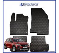 TAPPETI - TAPPETINI IN GOMMA 3D TPE NERI PER DACIA SANDERO STEPWAY III dal 2020>