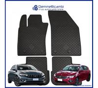 TAPPETI - TAPPETINI IN GOMMA 3D TPE NERI PER FIAT TIPO 5 Porte DAL 2016 IN POI