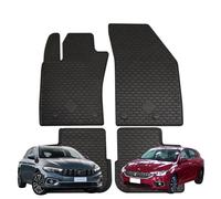 TAPPETI - TAPPETINI IN GOMMA 3D TPE NERI PER FIAT TIPO 5 Porte DAL 2016 IN POI