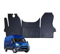 TAPPETI - TAPPETINI IN GOMMA 3D TPE NERI PER IVECO Daily dal 2014 al 2019