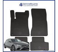 TAPPETI - TAPPETINI IN GOMMA 3D TPE NERI PER MERCEDES CLASSE A 4/5p. dal 2018 ->