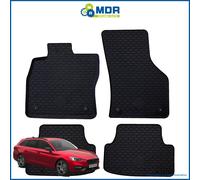 TAPPETI - TAPPETINI IN GOMMA 3D TPE NERI PER SEAT LEON SW DAL 2012 AL 2021