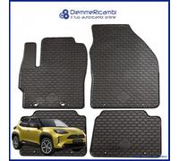 TAPPETI - TAPPETINI IN GOMMA 3D TPE NERI PER TOYOTA Yaris cross dal 2020 in poi