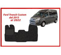 Tappeti tappetini in moquette su misura per ford transit custom 2013 2022 antisc