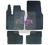 TAPPETI TAPPETINI KIT TAPPETINI 4PZ IN GOMMA PER SMART FORFOUR 453 2014>