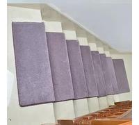 Tappeti. Tappetino antiscivolo for scale interne con adesivo riutilizzabile, for bambini, anziani e animali domestici, 5 pezzi(4,75x24+3cm)