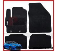 TAPPETI TOYOTA YARIS DAL 2020 IN MOQUETTE CON RICAMO E 4 FISSAGGI SET 4 PEZZI