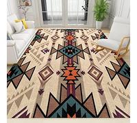 Tappeti Zona 80 x 150 cm, tappeti decorativi in stile etnico dei nativi americani per il soggiorno, Aztec Culture Home, tappetini durevoli, per la decorazione della casa dell'hotel, ingresso, terrazza
