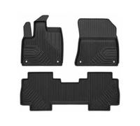 Tappetini 3D TPE per Renault Kangoo III dal 2021 3 pezzi Nero 3D-Mats