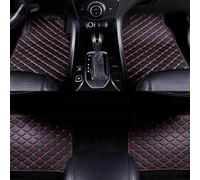 Tappetini Abitacolo Auto per Ferrari SF90 Spider 2021 2022 2023 2024 2025+, Tappetino Abitacolo Comfort Moquette Antiscivolo Pavimento Protezione,C Black Red