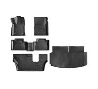 Tappetini Abitacolo Per Dodge Per Durango 2016-2024 6/7 Posti Tappetini Per Auto TEP Impermeabili Per Tutte Stagioni Antiscivolo(7 seat-6pcs)