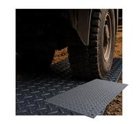 Tappetini ad Incastro Per Cantiere | HDPE Pesante, Antiscivolo, Antiruggine, Compatibile con Escavatori(244x122cm/8x4ft-20mm)