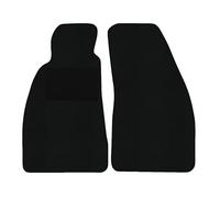 Tappetini adatti per Alfa Romeo GTV Tipo 916 (Costruzione 1995-2005), Classic nero | 2 pz. | Bordo blu scuro