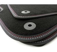 Tappetini adatti per Audi A4 S4 RS4 A5 S-Line Premium in pelle nabuk doppia...