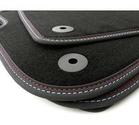 Tappetini adatti per Audi A4 S4 RS4 A5 S-Line Premium in pelle nabuk doppia...