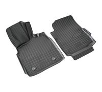 RECAMBO Tappetini in gomma 3D anteriori adatti per Smart Fortwo A451/C451 anno di costruzione 2007 - 2015 - bordo 3D alto - antiscivolo, inodore - facile da pulire - indeformabili