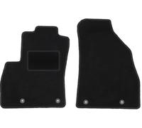 Tappetini Anteriori in Velluto Nero per Peugeot Bipper 2007-2017