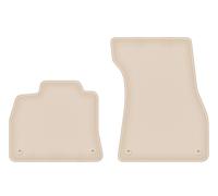 Tappetini anteriori moquette beige per Audi e-Tron 2020-