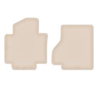 Tappetini anteriori moquette beige per Nissan E-NV200 2014-2021