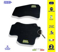 Tappetini anteriori Opel Astra G 1998>2004 Tappeti cover set nero con ricami da