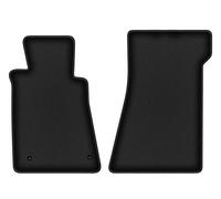 Tappetini anteriori velour neri 2 pz. per: Mercedes SL R107 z katalizatorem 1985