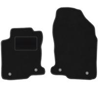 Tappetini anteriori WLG-CARLUX per Lexus NX 300h (2014-), neri
