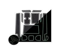 Tappetini Antiscivolo Gomma Per Suzuki Per Swift 2018 2019 2020 2021 2022 12 Pezzi/lotto Car Styling Accessori Per Auto Tappetino Antiscivolo Per Porta Interna Pad Cup(Bianco)