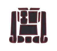 Tappetini Antiscivolo Gomma Per Suzuki Per Swift 2018 2019 2020 2021 2022 12 Pezzi/lotto Car Styling Accessori Per Auto Tappetino Antiscivolo Per Porta Interna Pad Cup(Rosso)