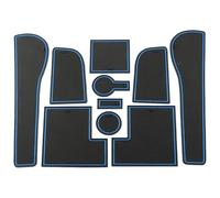 Tappetini Antiscivolo Gomma Per VW Per Golf 7 7.5 MK7 MK7.5 2013-2020 10 Pezzi Tappetini Antiscivolo In Silicone Per Scanalature Delle Porte E Fessure Dei Cancelli Per Tazze(Blu)