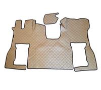 Tappetini antiscivolo per camion beige in ecopelle adatti per Scania S 2016+