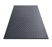 Tappetini Antiscivolo Per Camion da Cantiere | HDPE Pesante, Antiscivolo, Antiruggine, Compatibile con Escavatori(244x122cm/8x4ft-25mm)